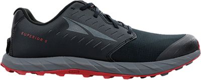Altra Mens Superior 5 Shoe - 8 - Black / Red - 6602827 - Outdoors The Altra Mens Superior 5 Shoe is a running shoe f sku 6602827