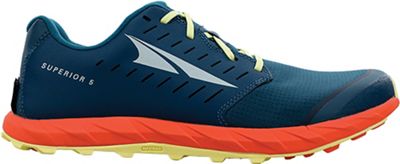 Altra Mens Superior 5 Shoe - 9 - Blue / Orange - 6602841 - Outdoors The Altra Mens Superior 5 Shoe is a running shoe f sku 6602841