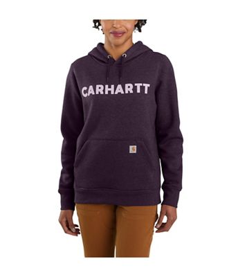 Carhartt Womens Relaxed Fit Midweight Logo Graphic Sweatshirt - Small - No