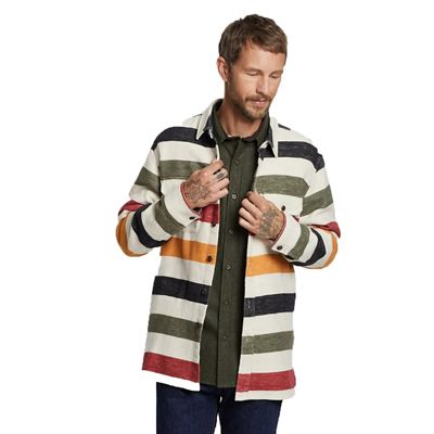 Pendleton Men's Driftwood Shirt - XL - Glacier Stripe product image