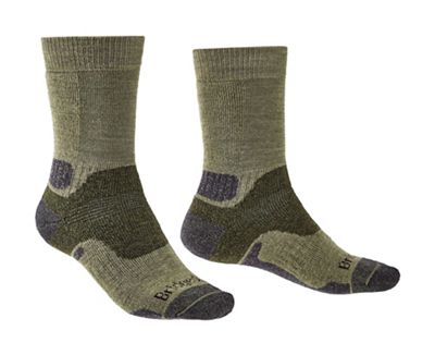 Bridgedale Mens Woolfusion Trekker Sock - Cosmetic Blemish - Large - Green