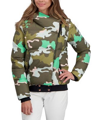 Obermeyer Womens Calypso Down Jacket - 8 - Jasmint Camo - 6605286 - Outdoors Features of the Obermeyer Womens Calypso Down Jack sku 6605286