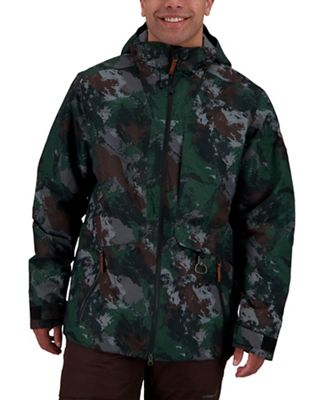 Obermeyer Mens Chandler Shell Jacket - Large - In The Trees - 6607017 - Outdoors Features of the Obermeyer Mens Chandler Shell Jack sku 6607017