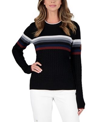 Obermeyer Womens Donna Crewneck Sweater - Large - Black