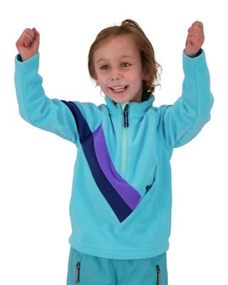Obermeyer Kids Morgan Fleece Top - Small - Baby Blues