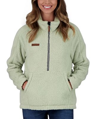 Obermeyer Women's Piper Sherpa Pullover - Large - Sagebrush product image