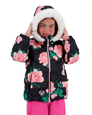 Obermeyer Girls Roselet Jacket - 2 - Roses-R-Pink
