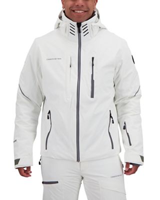 Obermeyer Mens Stout Jacket - Small - White - 6606451 - Outdoors Features of the Obermeyer Mens Stout Jacket YKK Aq sku 6606451