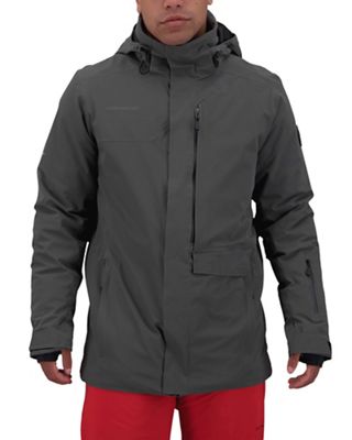 Obermeyer Mens Sutton Jacket - Small - Coal - 6606471 - Outdoors Features of the Obermeyer Mens Sutton Jacket YKK A sku 6606471