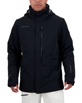 Obermeyer Mens Sutton Jacket - Small - Black - 6606466 - Outdoors Features of the Obermeyer Mens Sutton Jacket YKK A sku 6606466