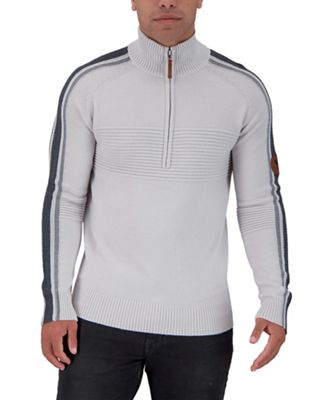 Obermeyer Mens Vince 1/2 Zip Sweater - Medium - Fog