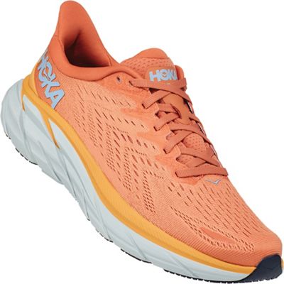 Hoka One One Women's Clifton 8 Shoe - 8 - Sun Baked / Shell Coral product image