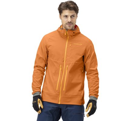 Norrona Men's Lyngen Hiloflex100 Jacket - XL - Orange Popsicle / Castor Grey product image