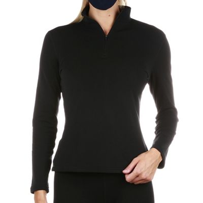 Hot Chillys Women's Micro Plush Zip-T - Medium - Black product image