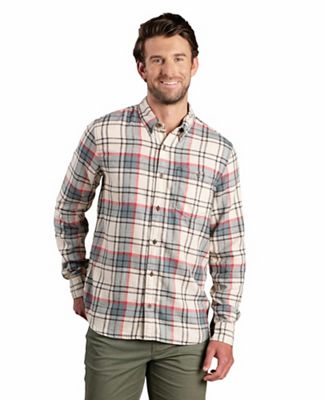 Toad & Co Men's Airsmyth LS Shirt - Small - Oatmeal product image