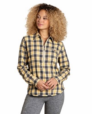 Toad & Co Women's Bodie Dos 1/4 Zip Top - Small - Barley product image