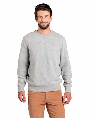 Toad & Co Men's Kennicott Crew Sweater - Large - Heather Grey product image