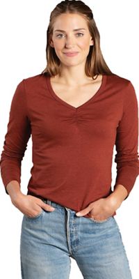 Toad & Co Women's Rose LS Tee - Small - Manzanita product image
