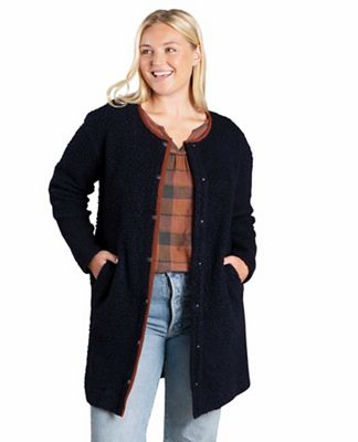 Toad & Co Women's Sespe Sherpa Coatigan - Small - True Navy product image