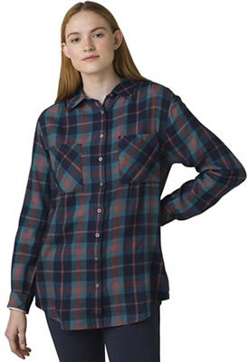 Prana Women's Beezly Flannel Shirt - Medium - Nautical product image