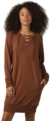 Prana Women's Cozy Up Terry Dress - Small - Roux Heather product image