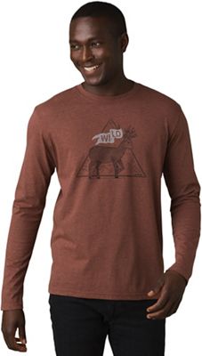 Prana Men's Journeyman LS T-Shirt - XL - Clove Heather Wild product image