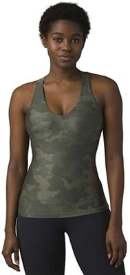 Prana Women's Layna Bra Tank - Small - Sage Camo product image