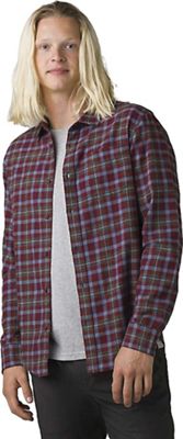 Prana Men's Los Feliz Flannel Shirt - Small - Rhubarb product image