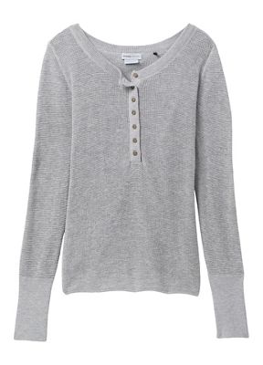 Prana Women's Milani Henley - Medium - Athletic Grey product image