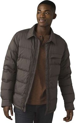 Prana Men's Pinchot Shirt Jacket - Small - Black Olive Heather product image