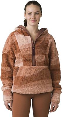Prana Women's Polar Escape Half Zip Top - Small - Cloud Blush Dune product image