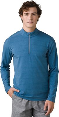 Prana Men's Watchtower LS 1/2 Zip Shirt - Large - Admiral Blue product image