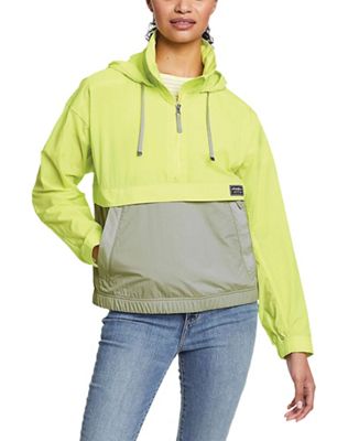 Eddie Bauer Women's Stowaway Anorak - Large - Cactus product image