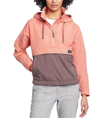 Eddie Bauer Women's Stowaway Anorak - Medium - Lt Appricot product image