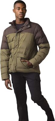 Prana Men's North Palisade Jacket - X-Large - Black Olive Colorblock product image