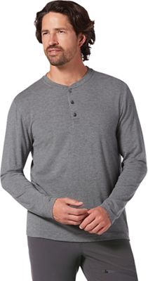 Royal Robbins Men's Venturelayer 200 LS Henley - Small - River Rock Heather product image