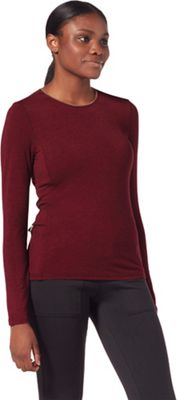 Royal Robbins Women's Venturelayer 200 LS Top - Medium - Burnt Grape Heather product image