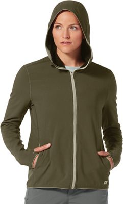 Royal Robbins Women's Venturelayer Fleece Hoodie - Small - Dark Olive product image