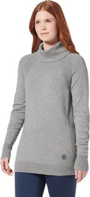 Royal Robbins Women's Westlands Funnel Neck Sweater - Large - River Rock Heather product image