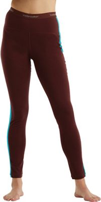 Icebreaker Women's 200 Sonebula Legging - Large - Espresso / Artic Teal product image