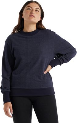 Icebreaker Women's Central LS Sweatshirt - Small - Royal Navy product image