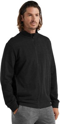 Icebreaker Men's Central LS Zip Sweatshirt - Small - Black product image