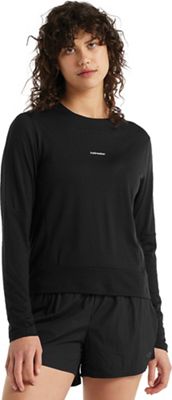Icebreaker Women's Meteroa LS Tee - Large - Black product image