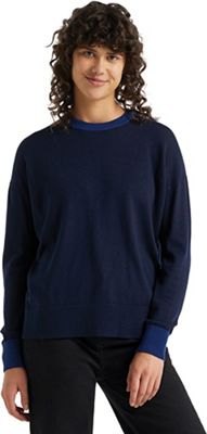 Icebreaker Women's Shearer Crewe Sweater - Medium - Midnight Navy product image