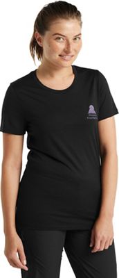 Icebreaker Women's Tech Lite II Mountain Touring Club SS Tee - Small - Black product image