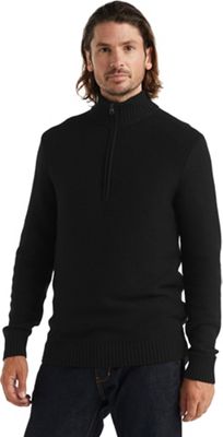Icebreaker Men's Waypoint LS Half Zip Sweater - Medium - Black product image