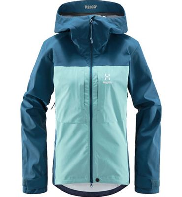 Haglofs Women's Touring Infinium Jacket - Large - Frost Blue / Dark Ocean product image