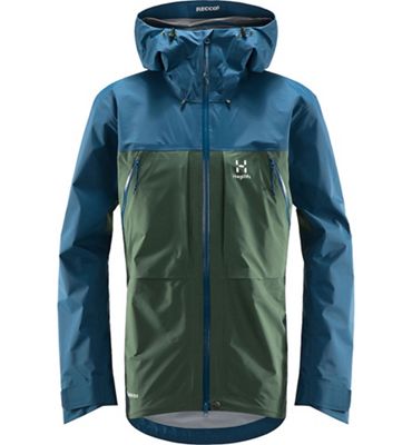 Haglofs Men's Vassi Touring GTX Jacket - Large - Fjell Green / Dark Ocean product image