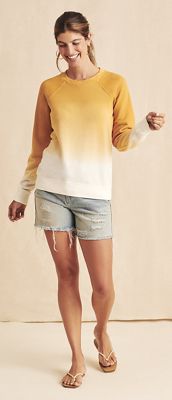 Faherty Women's Fade Bells Crew - Large - Low Tide product image