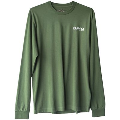 KAVU Men's Etch Art Long Sleeve Shirt - XL - Green product image
